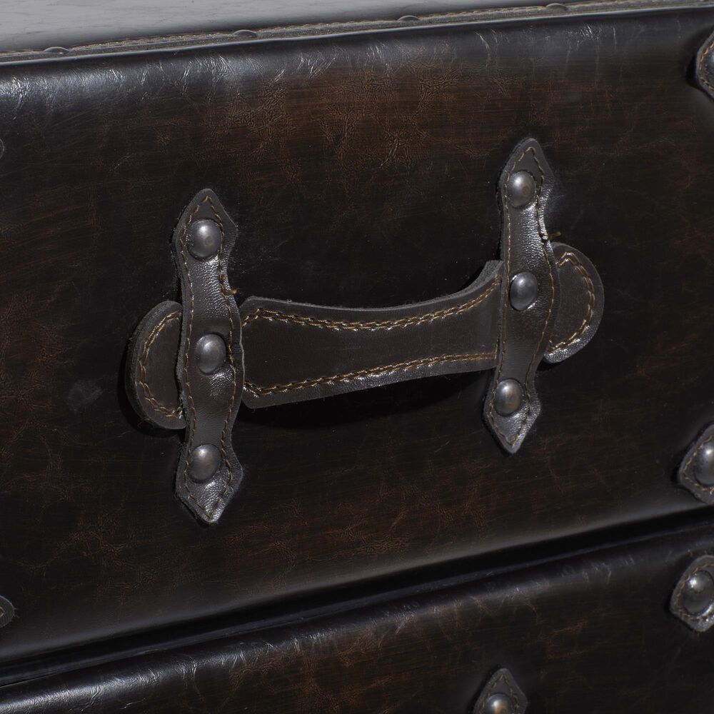 Uma Enterprises 6-Drawer Chest in Black, , large