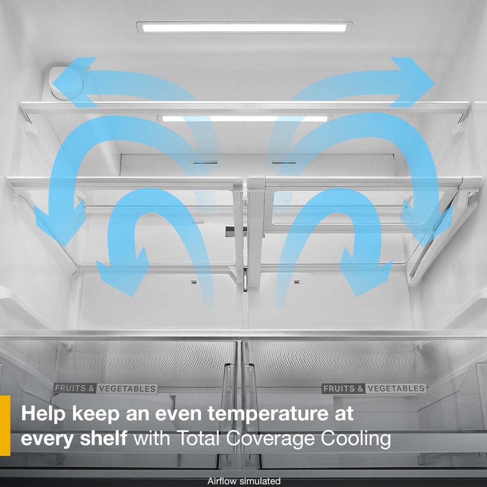 Whirlpool 30 Cu. Ft. French Door Refrigerator in White, , large