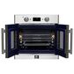 Forno Gallico 30" Single Electric Wall Oven with French Door in Stainless Steel, , large