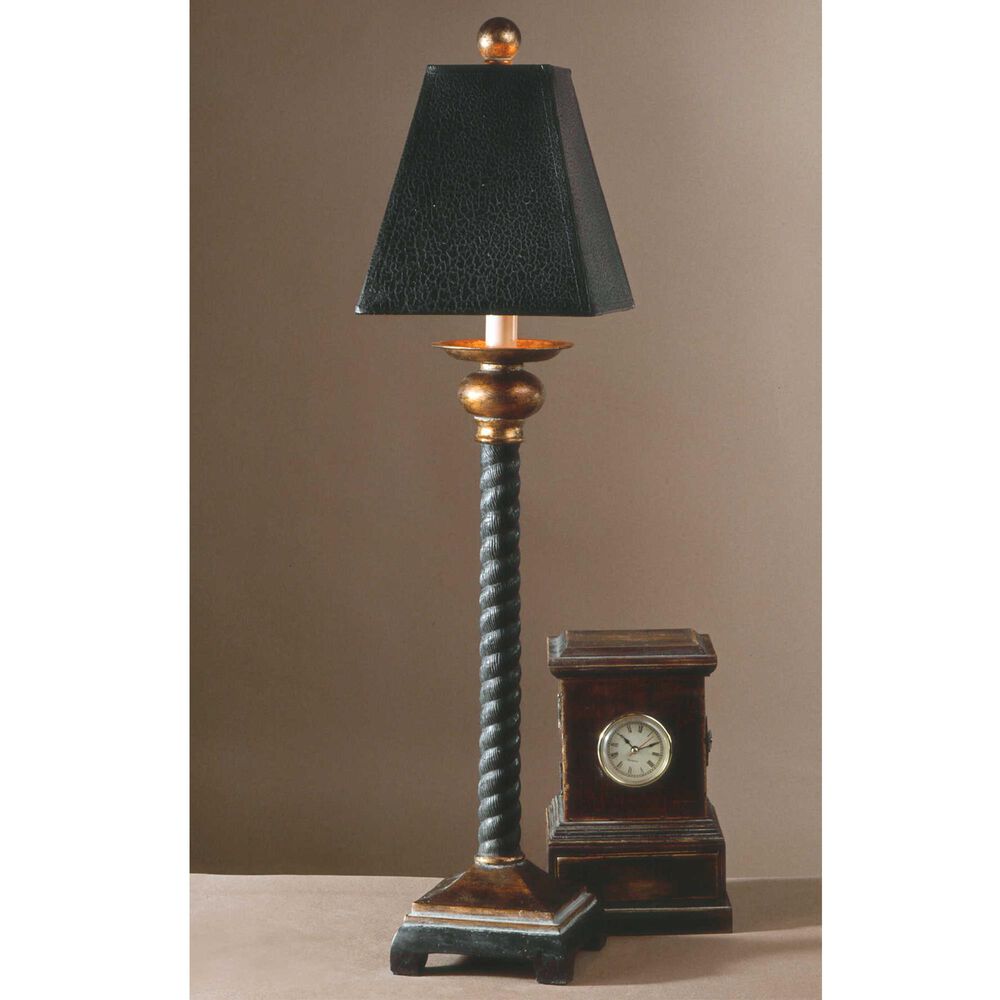 Uttermost Bellcord Buffet Lamp in Antique Grey and Bronze, , large