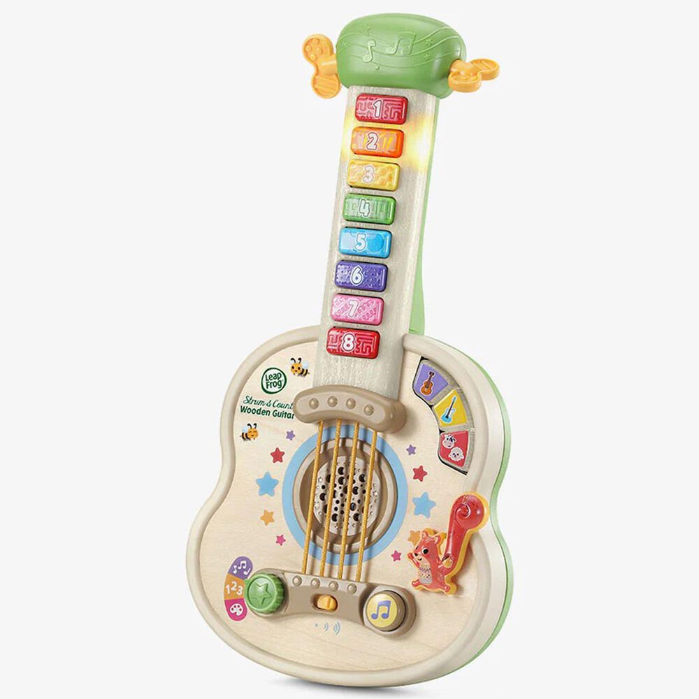 Leapfrog Count and Strum Wooden Guitar, , large