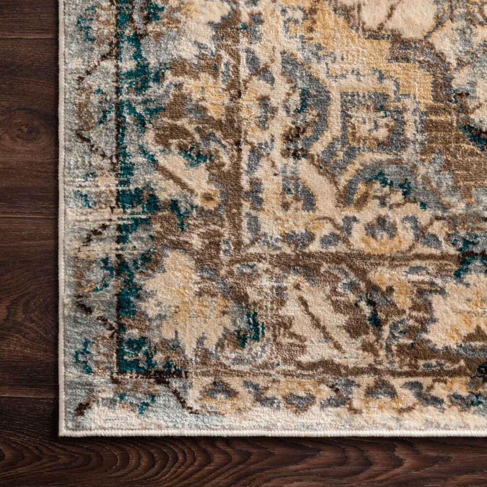 Loloi II Isadora ISA-02 8&#39; x 10&#39; Oatmeal and Bark Area Rug, , large