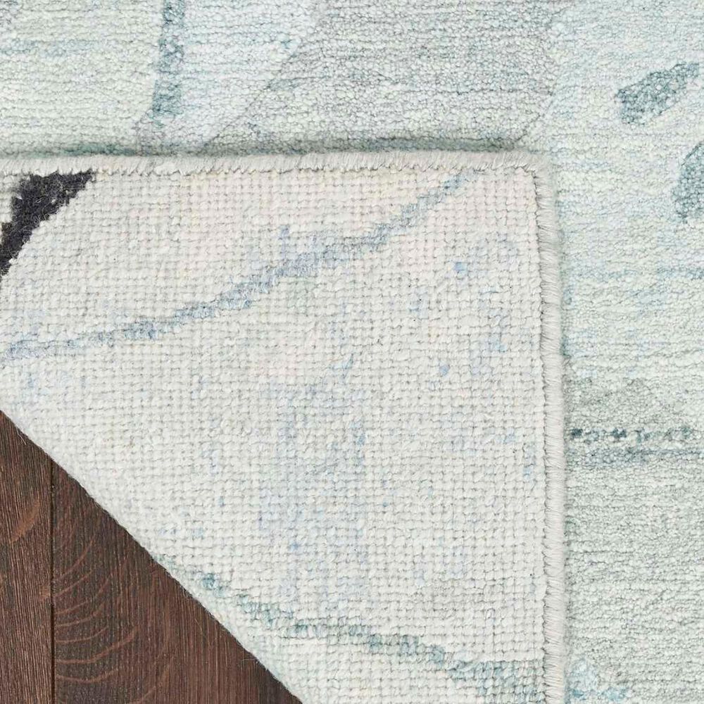 Nourison Silk Shadows 2&#39; x 3&#39; Blue and Pink Area Rug, , large