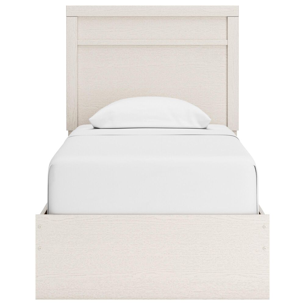 Ashley Stelsie Twin Panel Bed in White, , large