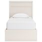 Ashley Stelsie Twin Panel Bed in White, , large