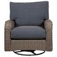 South Sea Rattan Saint Tropez Swivel Glider in Rumba Marine, , large