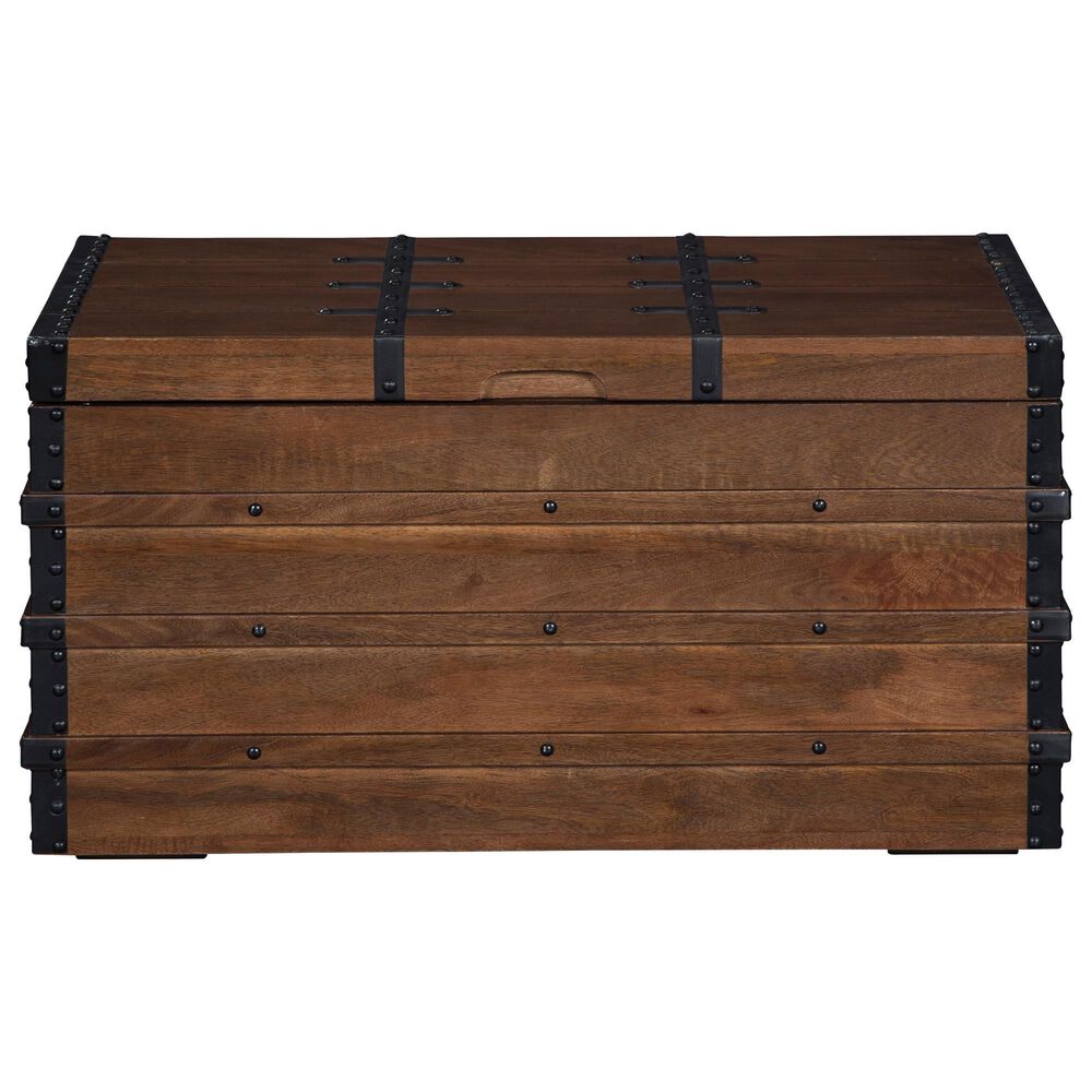 Ashley Kettleby Storage Trunk in Brown, , large