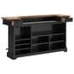 Ashley Wildenauer Bar in Warm Satin Black and Brown, , large