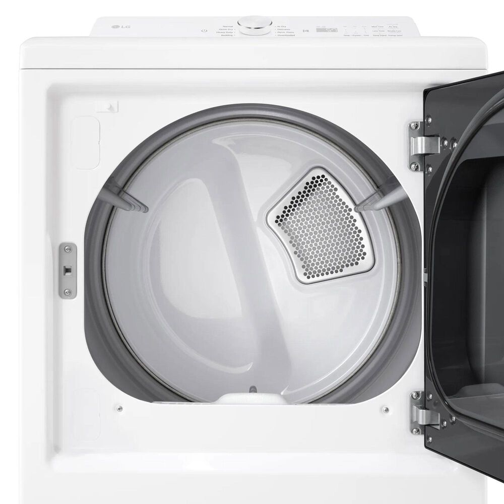 LG 5 Cu. Ft. Smart Top Load Washer and 7.3 Cu. Ft. Electric Dryer Laundry Pair in Alpine White, , large