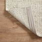 Amber Lewis x Loloi Gwyneth 2" x 3" Ivory and Silver Area Rug, , large