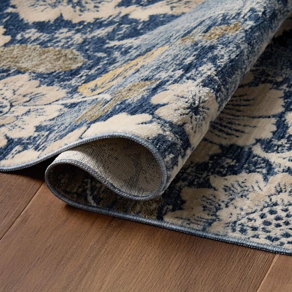 Loloi Eileen Denim and Natural 2&#39;6&quot; x 7&#39;6&quot; Runner, , large