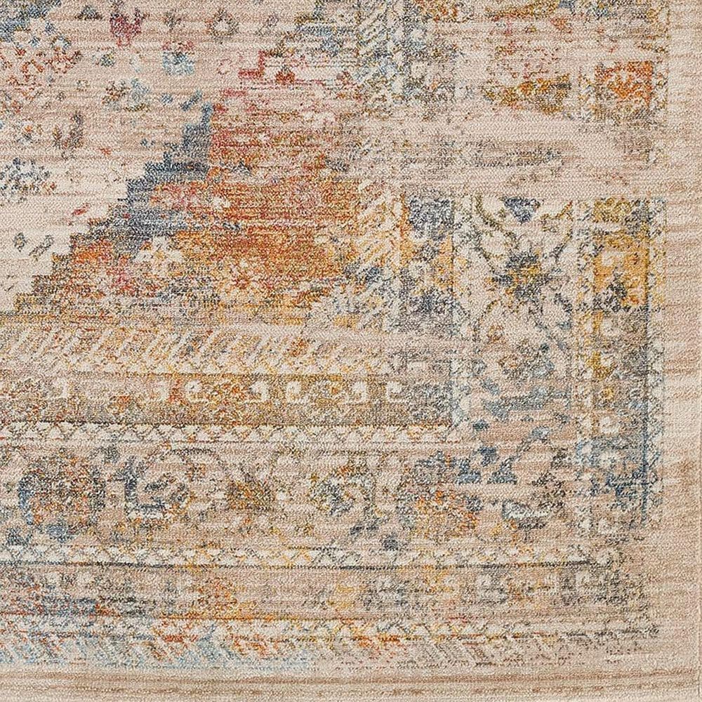 Momeni Izmir IZ-04 8&#39; x 10&#39; Tan, Blue and Rust Area Rug, , large