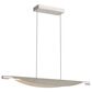 Golden Lighting Luma 42" 1-Light LED Linear Pendant in Sand Nickel, , large