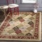 Safavieh Lyndhurst LNH320 4" x 6" Multicolor and Red Area Rug, , large