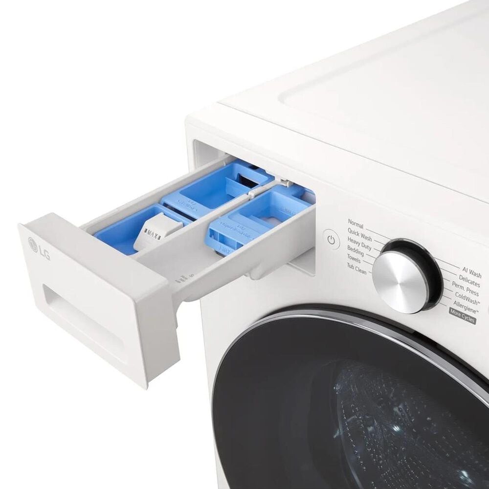LG 5 Cu. Ft Mega Capacity Smart Front Load Washer in Alpine White, , large