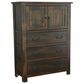 Tiddal Home Woodbury 3-Drawer Door Chest in Vintage Pine, , large