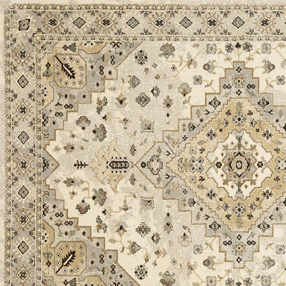 Oriental Weavers Florence Athens 4332X 6&#39;7&quot; x 9&#39;6&quot; Beige Area Rug, , large