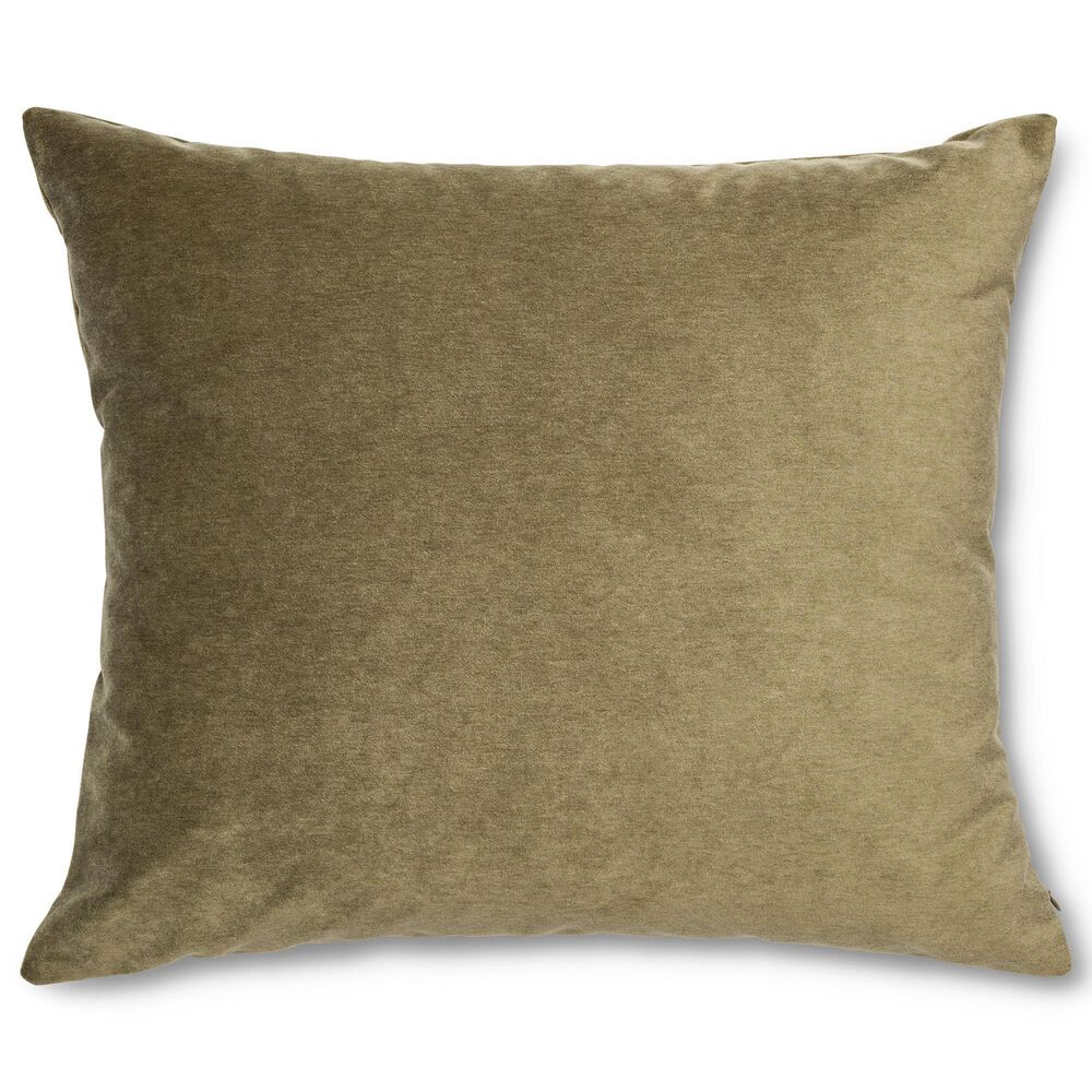 Ann Gish Fresco Velvet 30" x 36" Throw Pillow in Khaki, , large