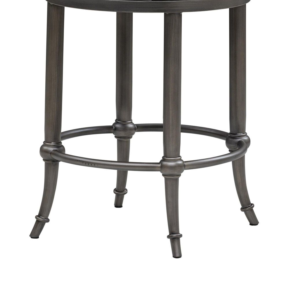 Armen Living Vince Swivel Counter Stool in Mushroom Brown, , large