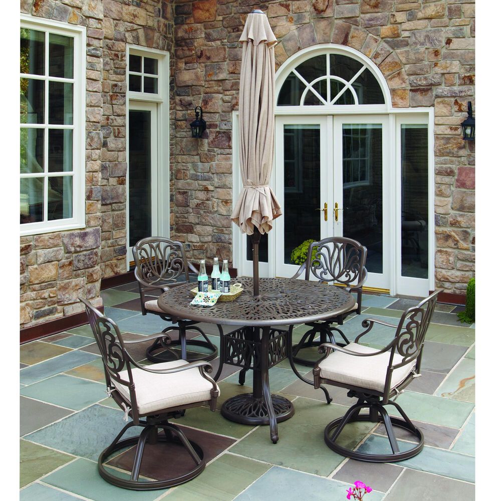 Homestyles Capri 7-Piece Dining Set in Taupe, , large