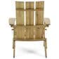 Hearth and Haven Zuma Outdoor Foldable Adirondack Chair in Natural, , large