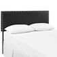 Modway Phoebe Upholstered Vinyl Full Headboard in White, , large