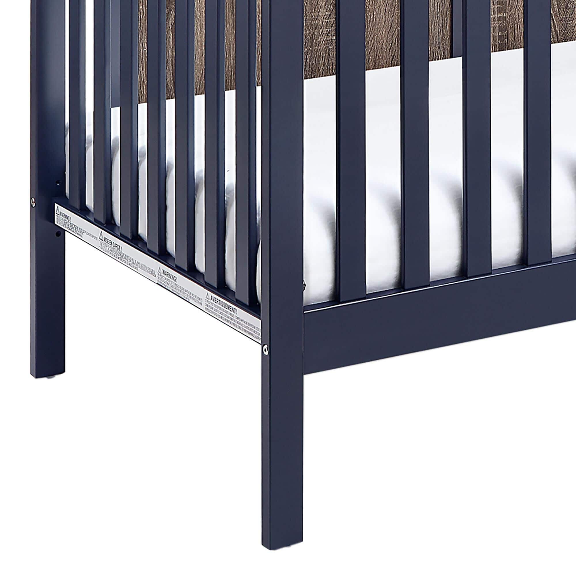 Dark blue crib store