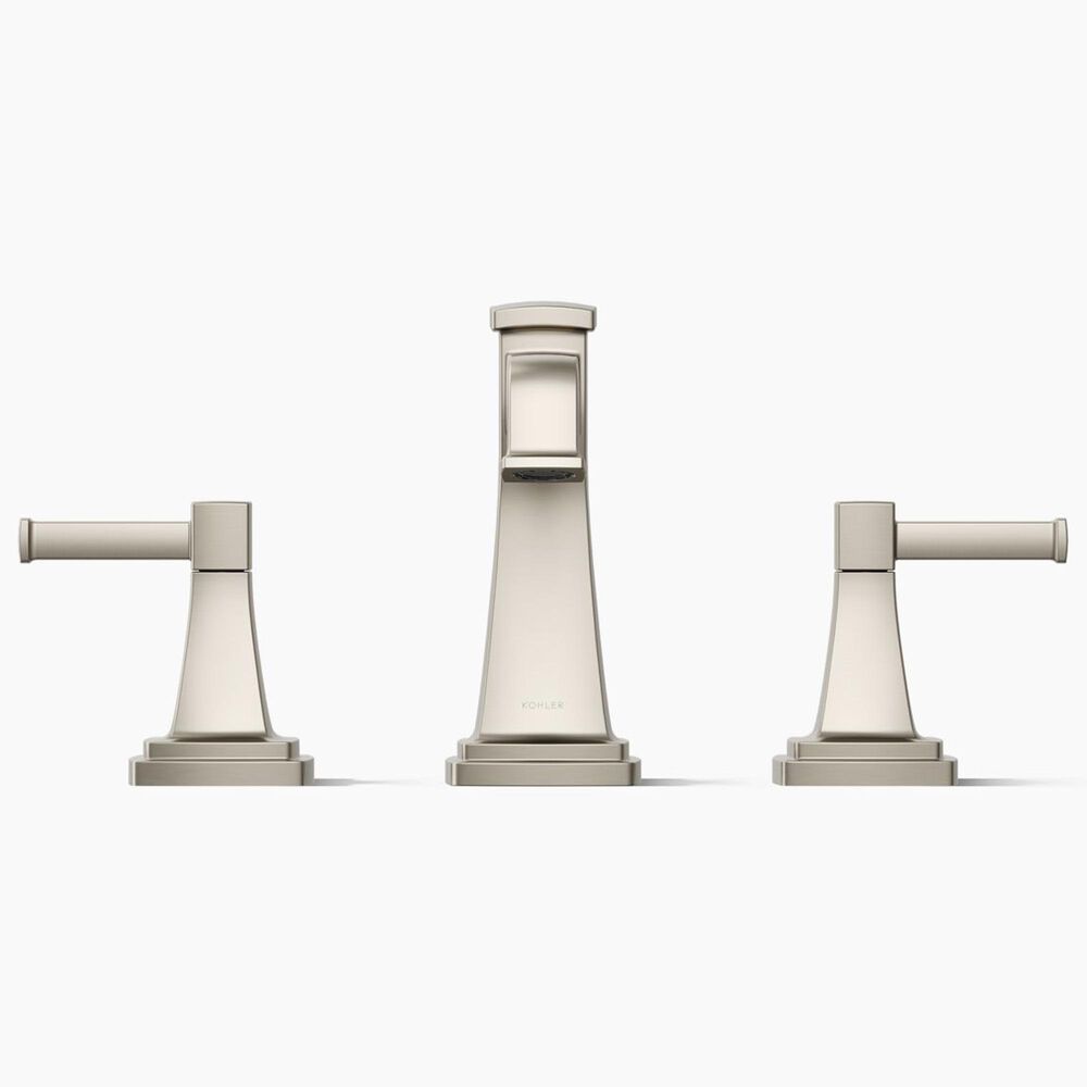 Kohler Riff Widespread Bathroom Sink Faucet in Vibrant Brushed Nickel, , large