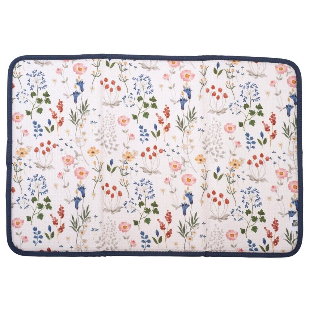 Once Again Home Serenity Floral Drying Mat in Multicolor, , large