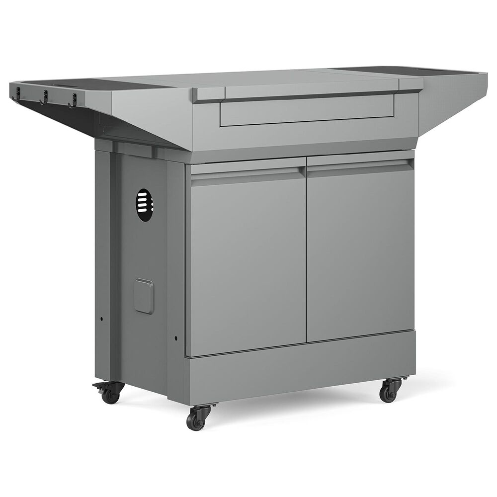 Tytus Anaheim and Emberwood 4-Burner Gas Grill and Grill Prep Cart in Gunmetal Gray, , large