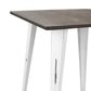 Lumisource Oregon Pub Table in Espresso and Vintage White, , large