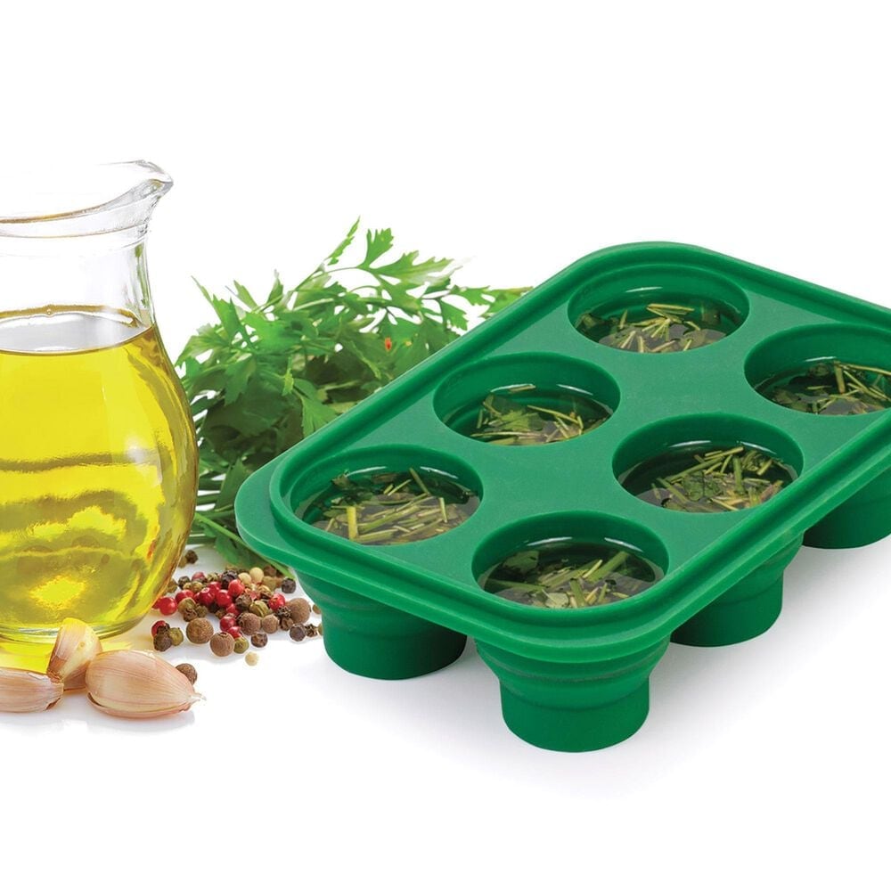 HIC Kitchen Prep-N-Freeze Mini Portion Tray in Emerald Green, , large