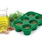 HIC Kitchen Prep-N-Freeze Mini Portion Tray in Emerald Green, , large