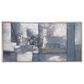 Maple and Jade 28" x 55" Abstract Wall Art in Neutral Gray, , large