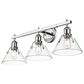 Golden Lighting Orwell 3-Light Bath Vanity in Chrome, , large
