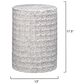 Splendor Living Wildflower Side Table in Cream and Grey, , large