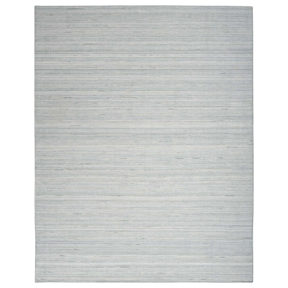 Nourison Interweave 6" x 9" Light Blue Area Rug, , large