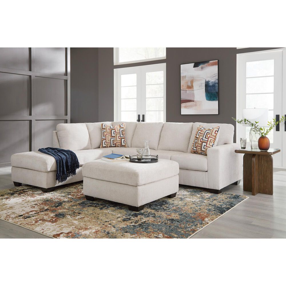 Ashley Aviemore 2-Piece Sectional with Left-Facing Chaise in Stone, , large