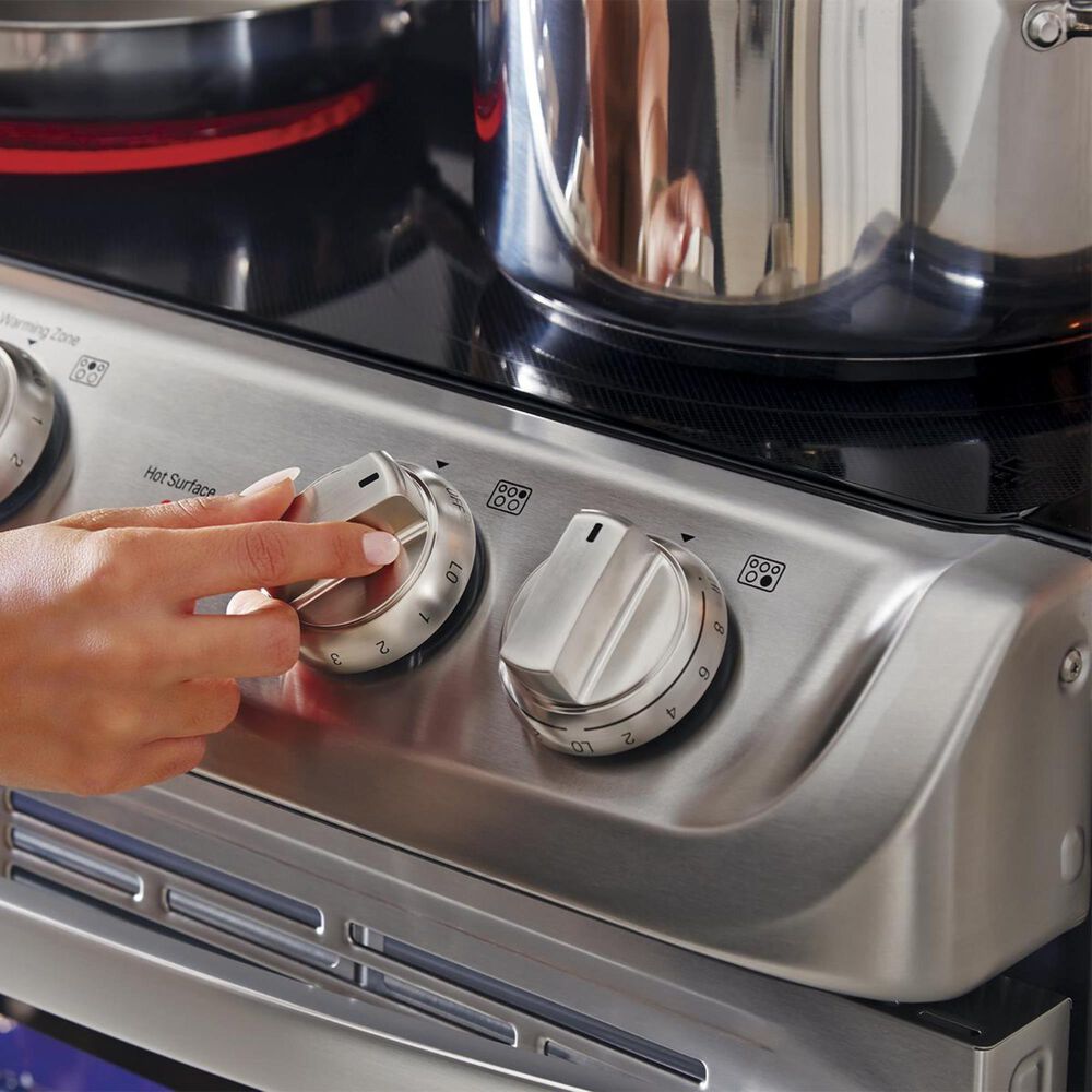LG 7.3 Cu. Ft. Freestanding Electric Double Oven Range with Ceramic Top in Stainless Steel, , large