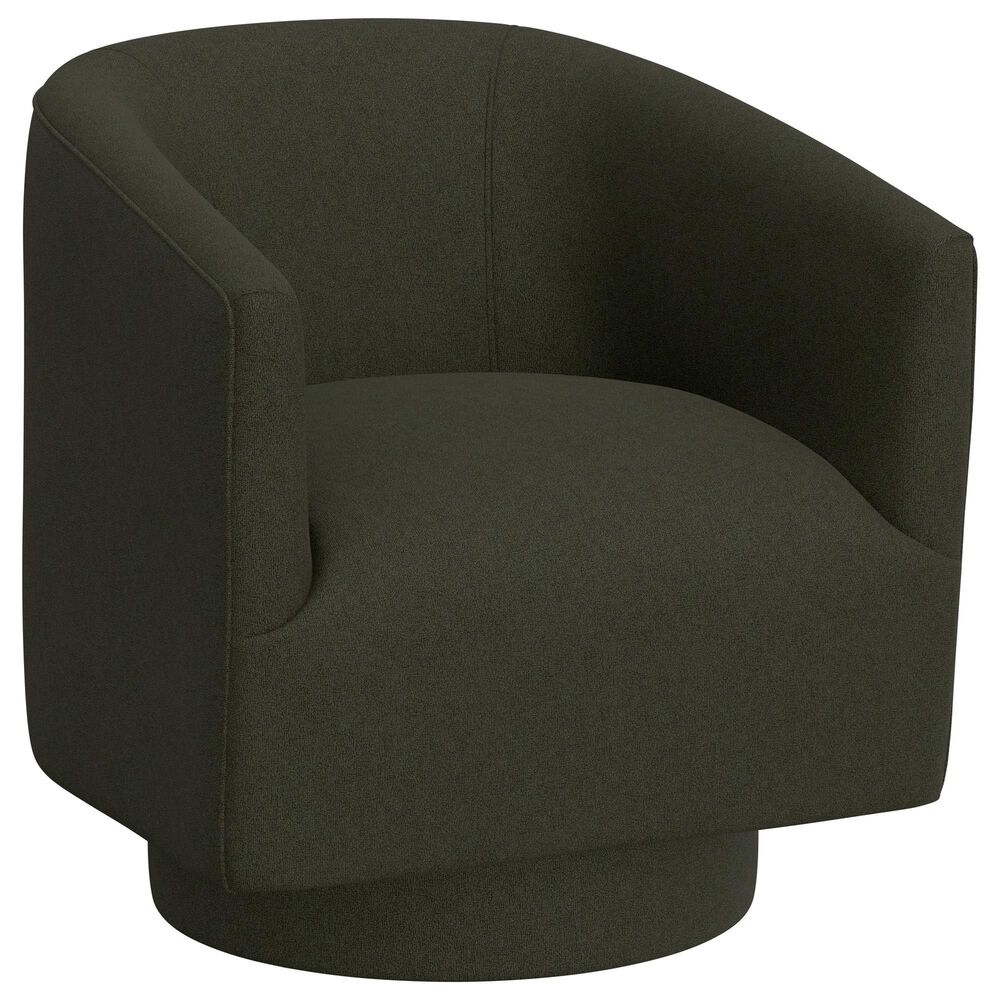 Emerald Home Furnishings Brylee Swivel Accent Chair in Green, , large