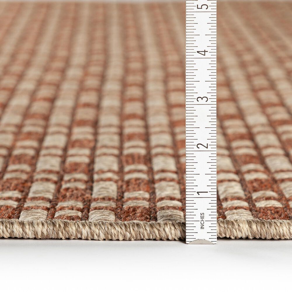 Dalyn Rug Company Bali BB9 5&#39;1&quot; x 7&#39;5&quot; Paprika Indoor/Outdoor Area Rug, , large