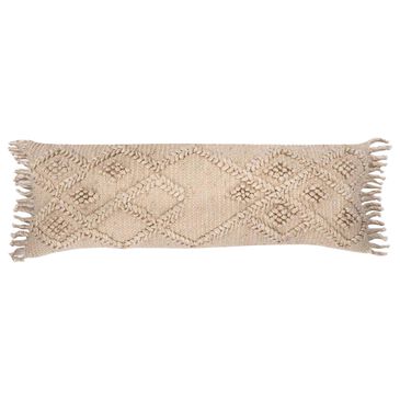 Amity Home Javier 14" x 42" Long Bolster Throw Pillow in Natural, , large