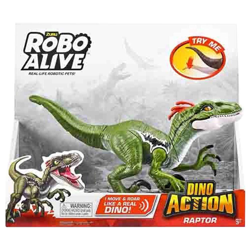 Zuru Robo Alive Dino Raptor Robotic Dinosaur Toy, , large