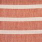 Nourison Positano POS03 Terracotta and Ivory 7" x 10" Indoor/Outdoor Area Rug, , large