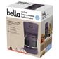 Bella 12-Cup Programmable Coffee Maker in Plum, , large