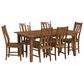 A AMERICA Silverdale 7-Piece Rectangular Dining Set in Brown, , large