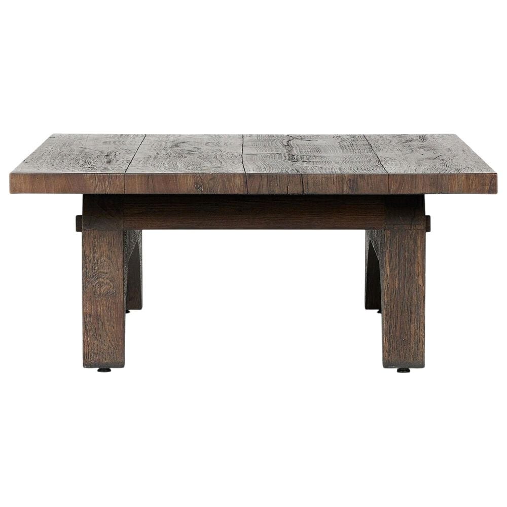 Four Hands Wesson Winchester Coffee Table in Smoked Alder, , large