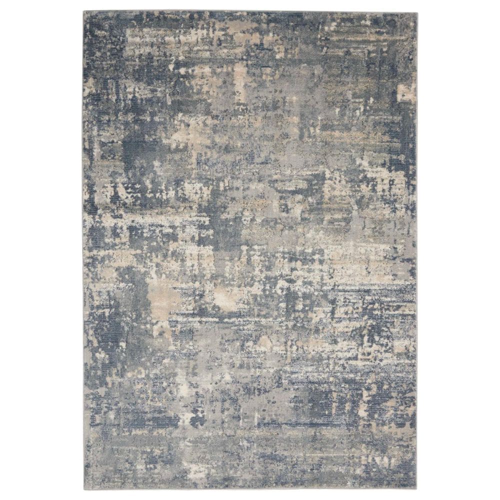 Nourison Quarry 3" x 5" Grey and Beige Area Rug, , large