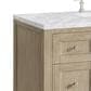 James Martin Vanities Breckenridge 48" Single Vanity in Whitewashed Oak with 3 cm Carrara White Marble Top, , large