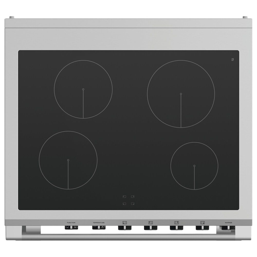 Fisher and Paykel 30&quot; Classic Induction Range with 4 Burners in White, , large